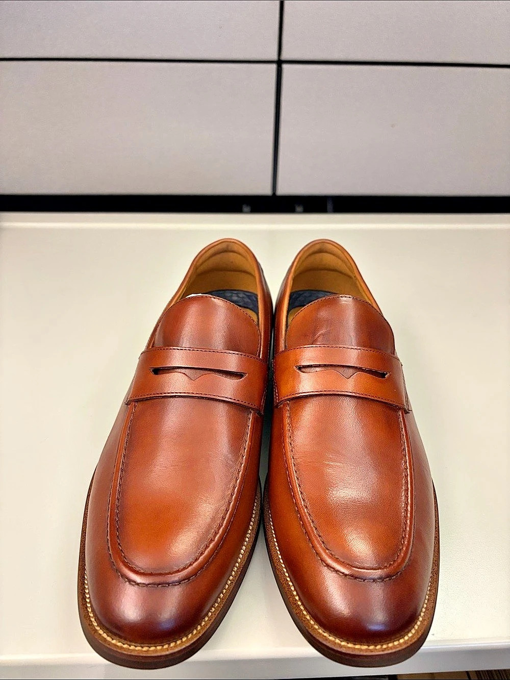 Florsheim Rucci Penny Loafers Brown Men’s US 10.5 M New